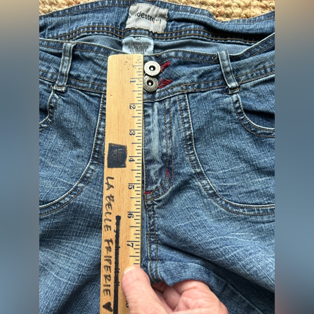Vintage 90s stretch flares / low waist - Picture 6 of 12